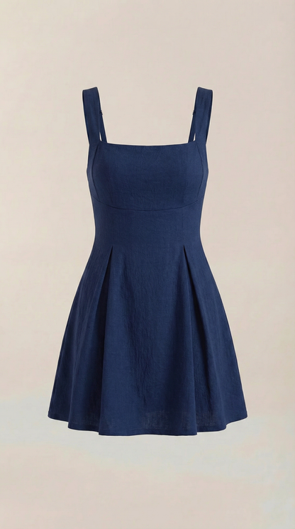 Vestido Mini Rosanna con Cuerpo Entallado