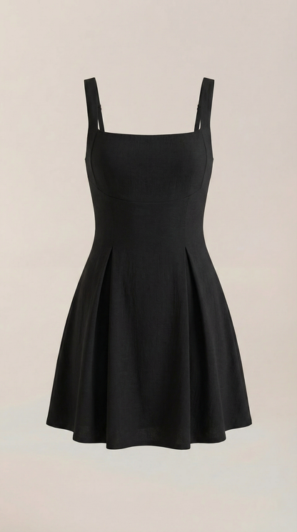 Vestido Mini Rosanna con Cuerpo Entallado