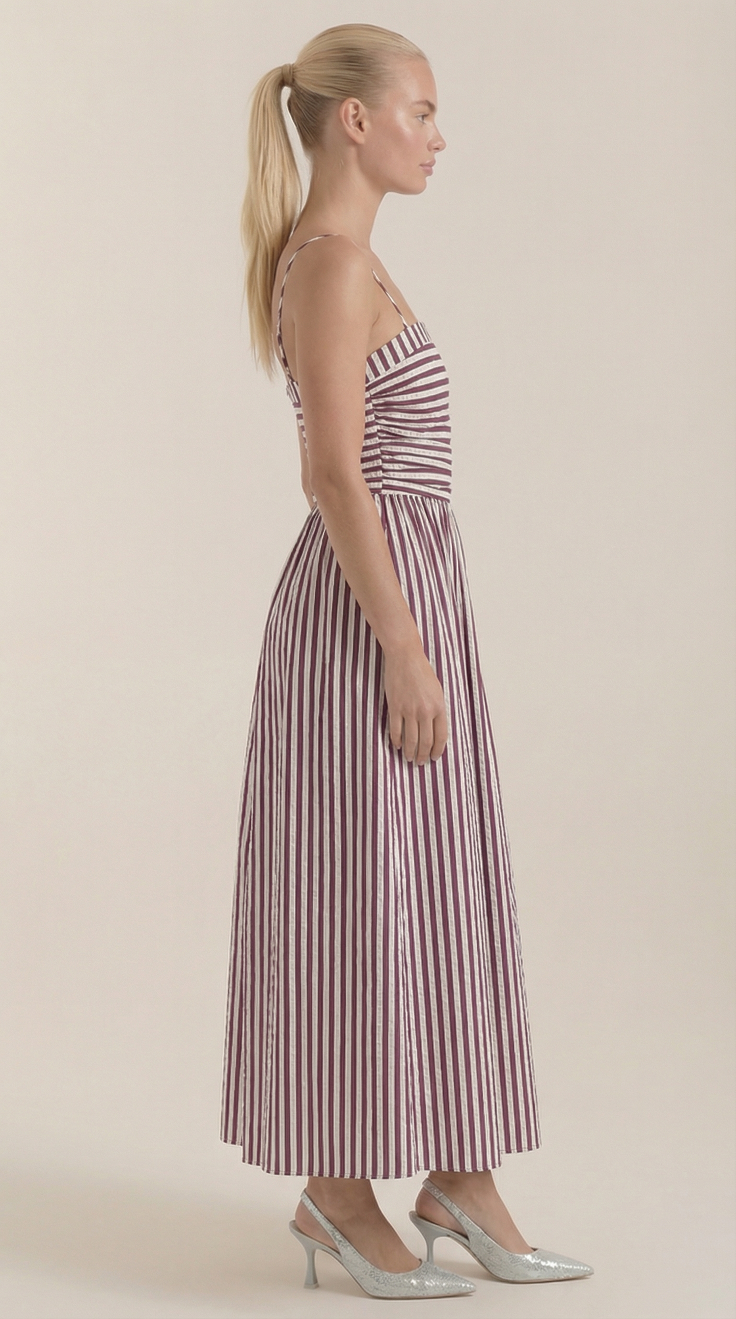 Vestido Maxi Sandra de Rayas
