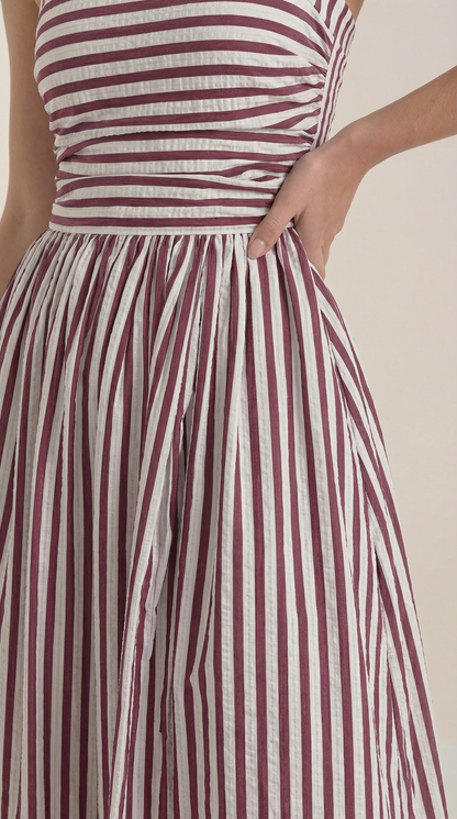 Vestido Maxi Sandra de Rayas